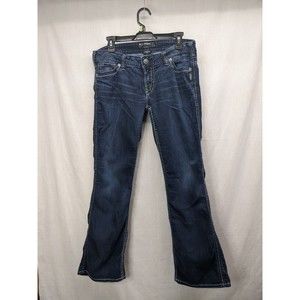 Silver Jeans Women's Frances 18 Bootcut Stretch Blue Low Rise Size W32 L31
